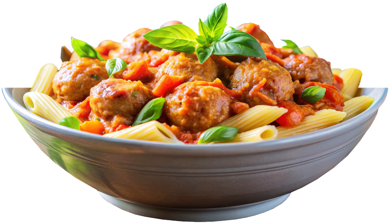 gourmet pasta bowl